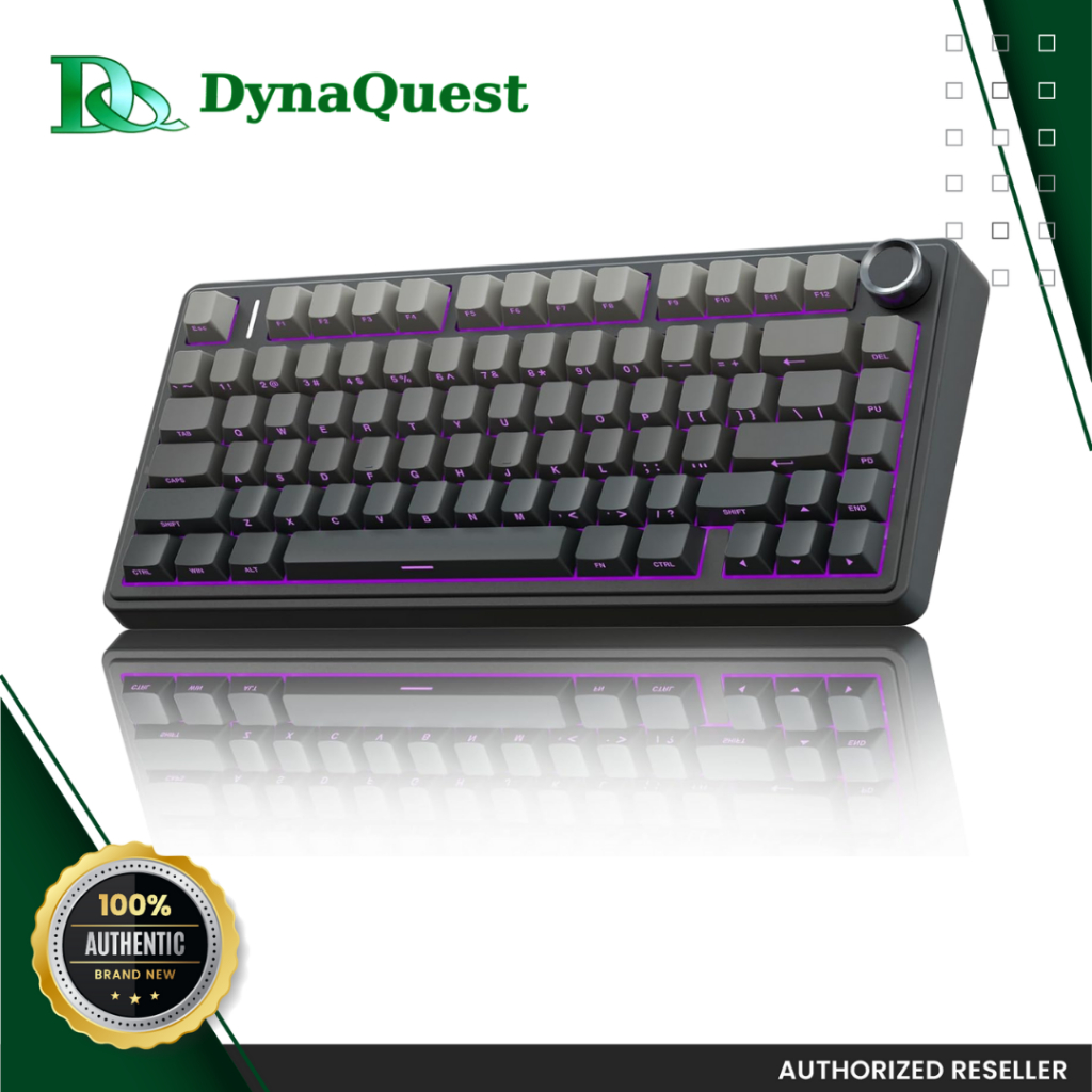 Aula F75 Pro Black Gradient Gray 80 Keys Mechanical Keyboard Reaper ...