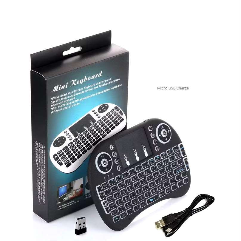YUTU i8 Wireless Mini Keyboard Backlit for Android TV Box | Shopee ...