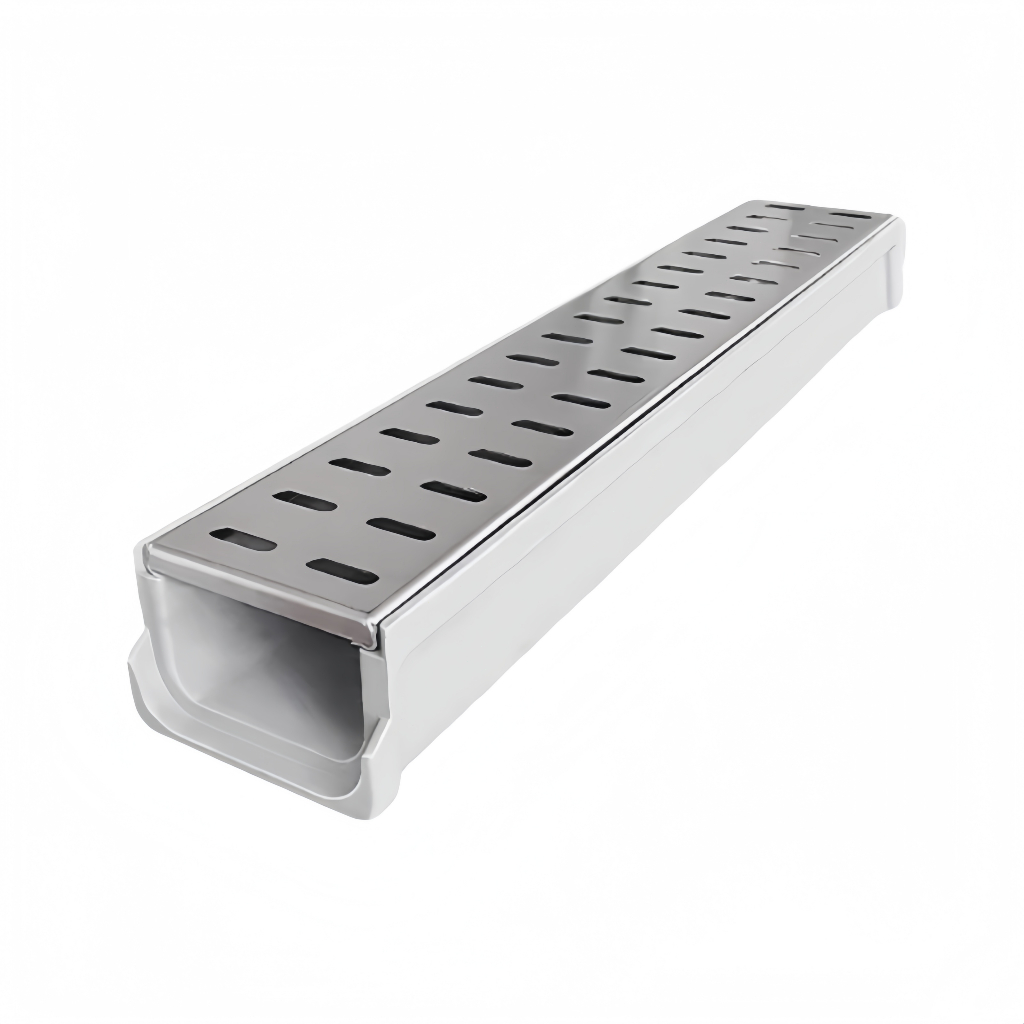 Balcony stainless steel trough drainage gutter 304 U-shaped trough anti ...