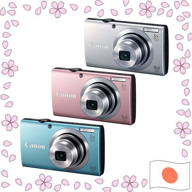 Canon PowerShot A2400 IS Digital Camera 16MP 5x Optical Zoom