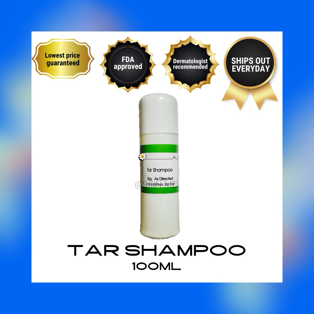 Tar Shampoo 100mL (for Scalp Eczema, Scalp Psoriasis, Sebborheic ...