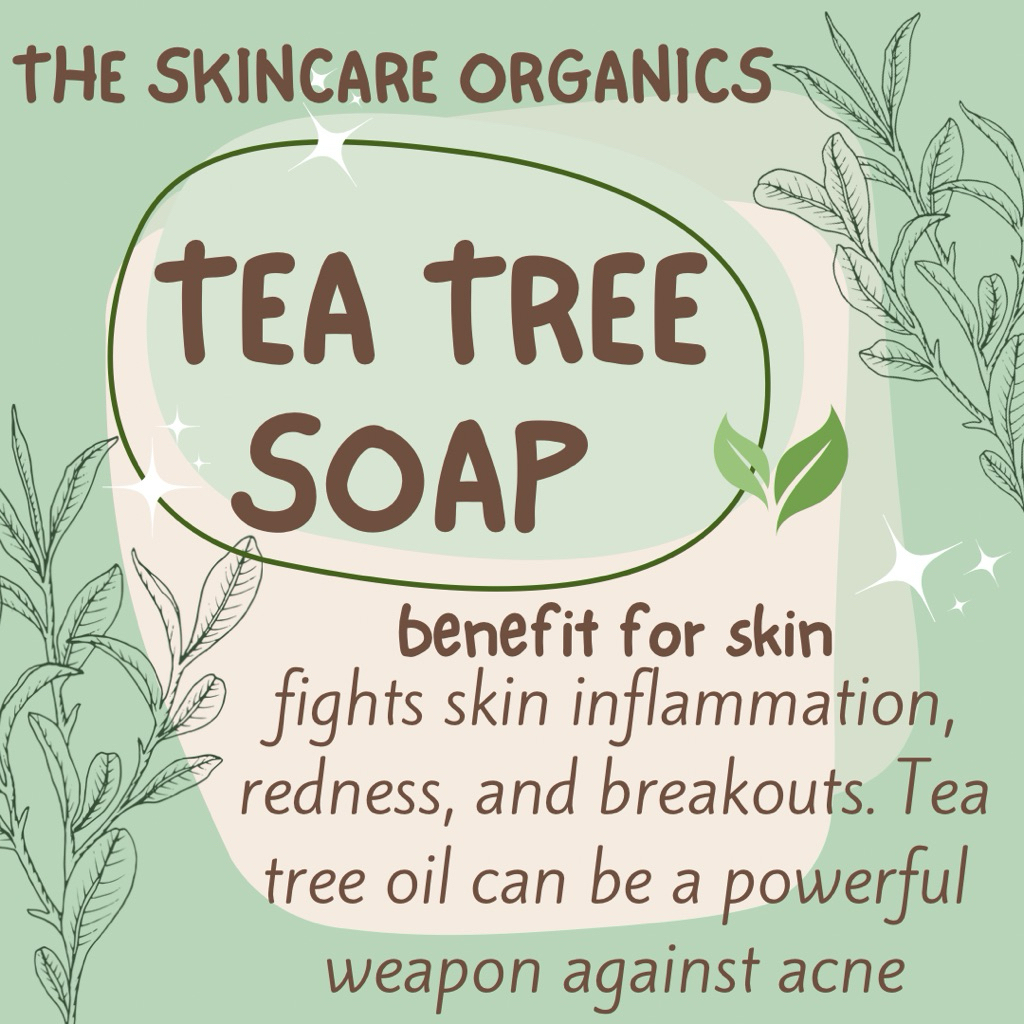 BUNDLE SOAPS TEA TREE ANTI ACNE AND ANTI INFLAMMATORY | Shopee Philippines