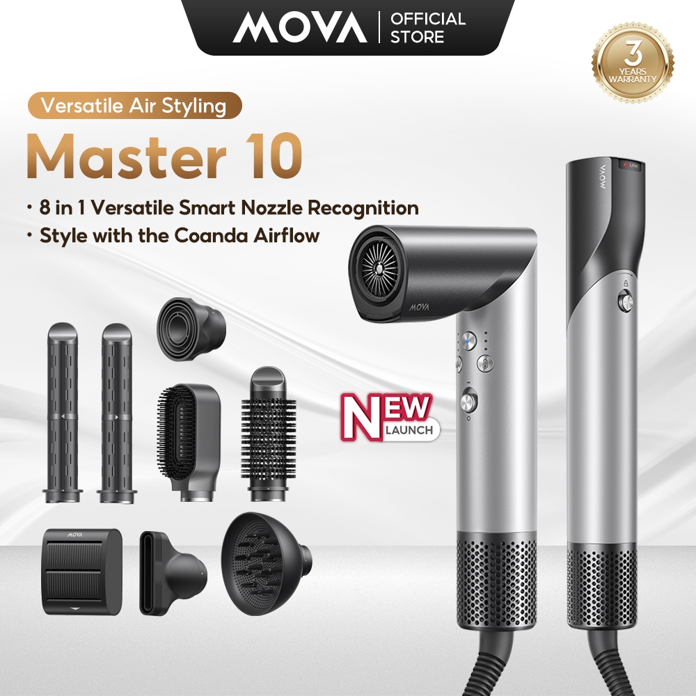 【NEW】MOVA Master 10 Multifunctional Air Styling 7 in 1 Smart Styling ...