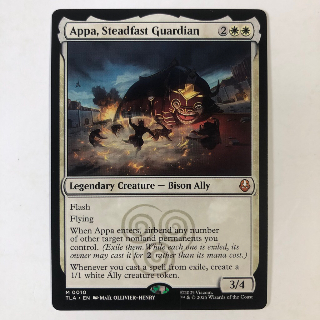 Playtest Card - Appa, Steadfast Guardian (TLA) | Shopee Philippines