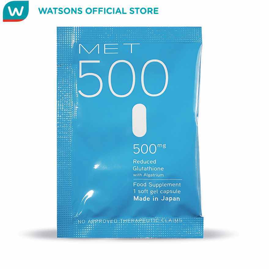 MET TATHIONE Capsule 500mg 1pc in Sachet | Shopee Philippines
