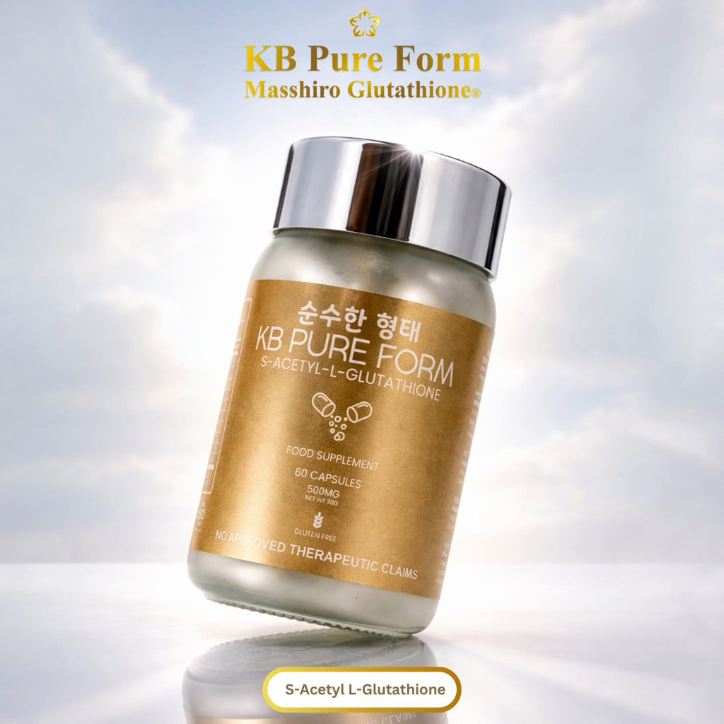 masshiro glutathione KB PURE FORM MASSHIRO Glutathione® (S-Acetyl-L-Glutathione) 60 Capsules  500mg