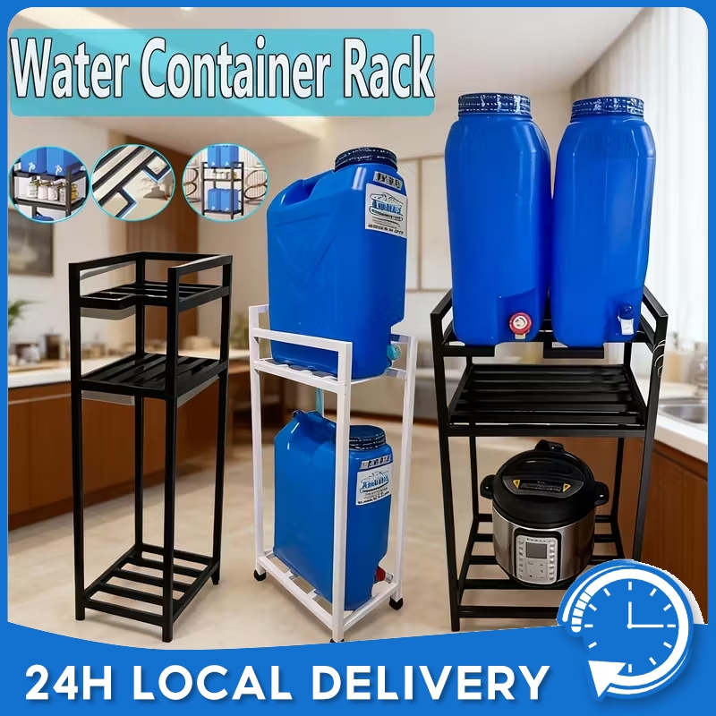 Stainless Steel Water Rack Heavy-Duty Water Container Rack Kitchen Rack ...