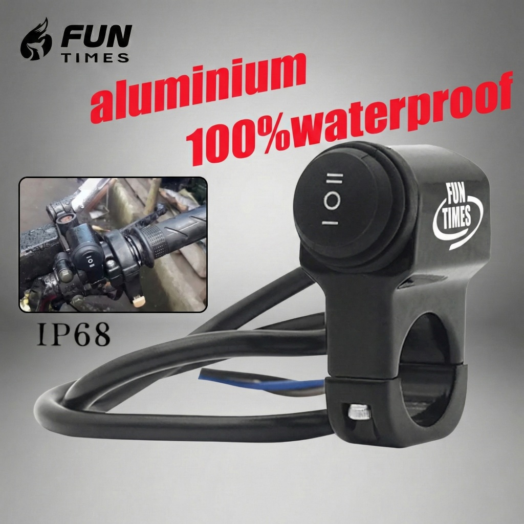 Aluminium Alloy Universal 3 Way Switch ON OFF Mini Driving Light Switch ...