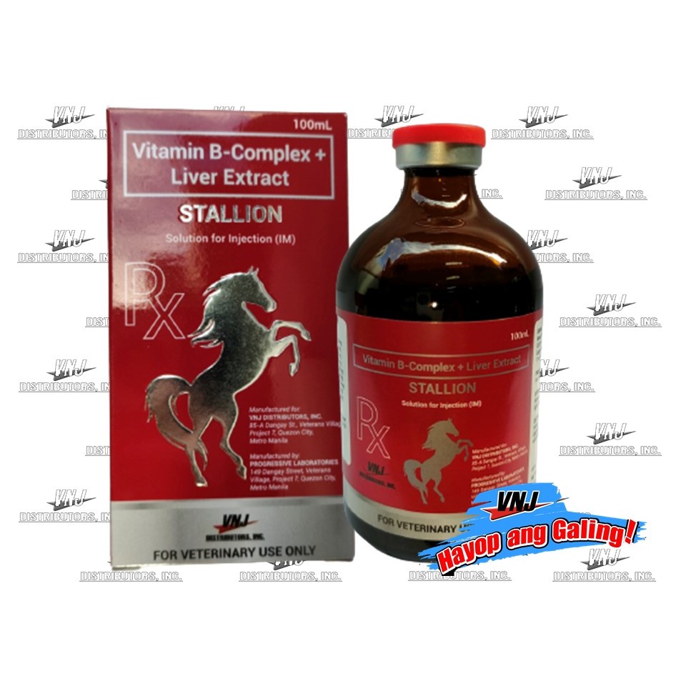 STALLION 100ml (Vitamin B-Complex + LIVER EXTRACT) | Shopee Philippines
