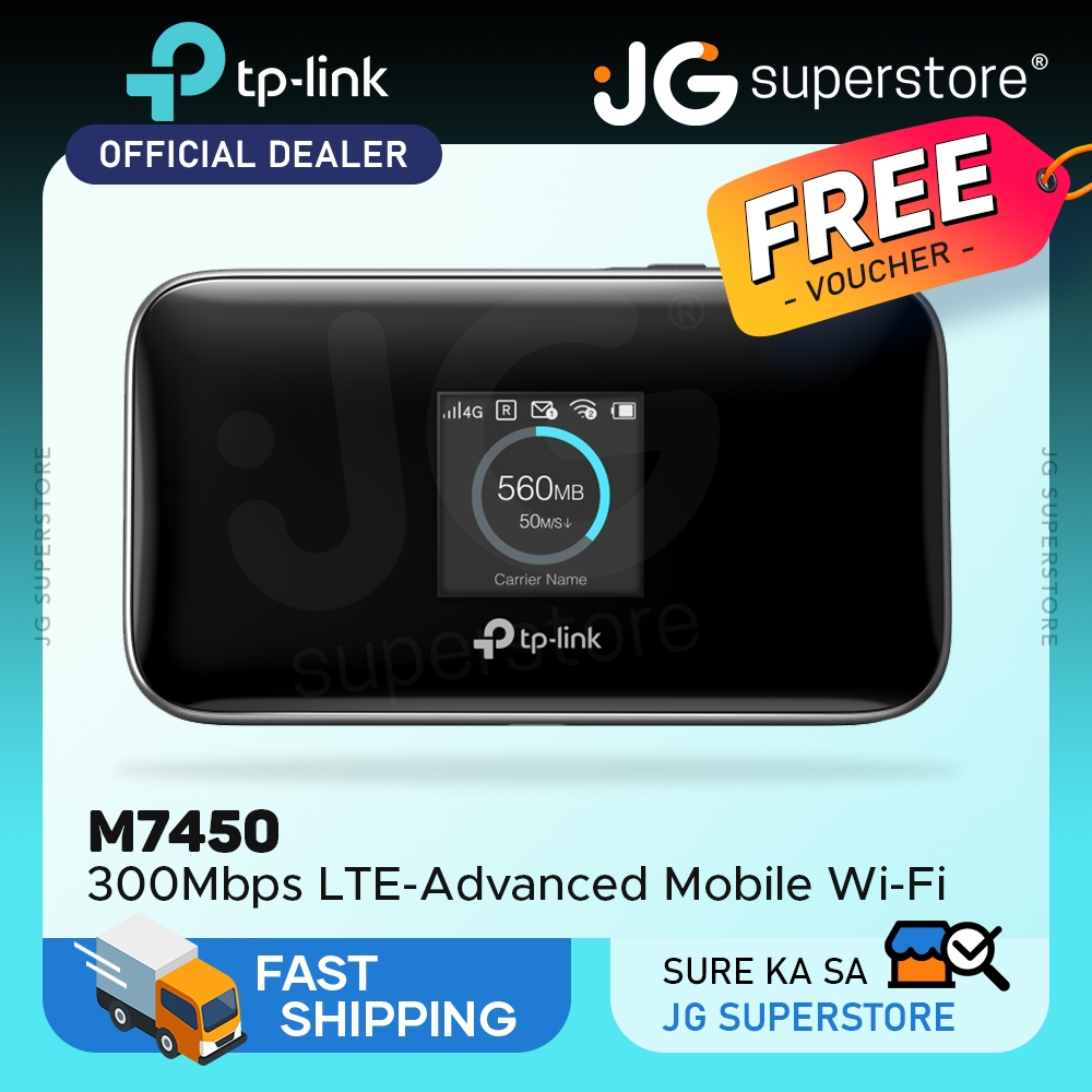 TP-Link M7450 V3 300Mbps 4G LTE-Advanced AC1200 Dual Band Mobile Wi-Fi ...