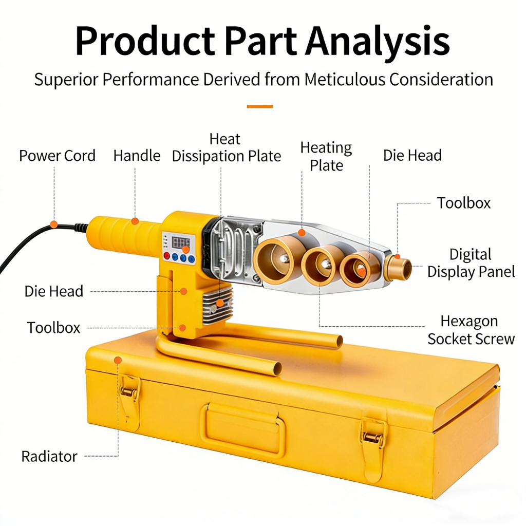 Hot Melt Machine/Fusion Machine/PPR Heate(No digital display) | Shopee ...
