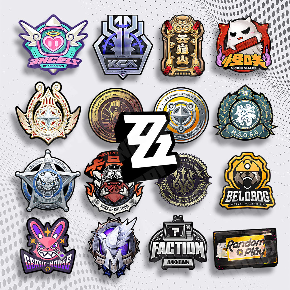 Zenless Zone Zero Waterproof Vinyl Faction Stickers for tumblers ...