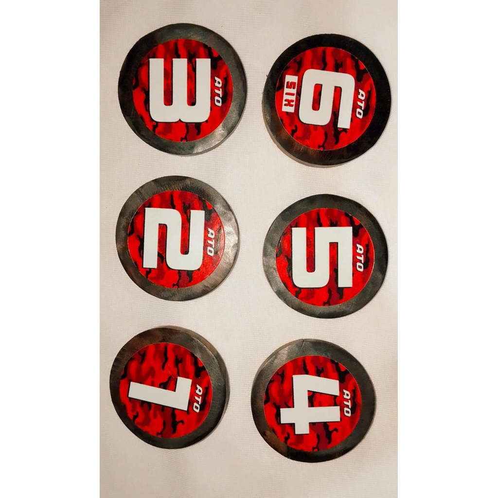 kamagong Pitsa Set with Pamato and Ato 1 to12 Sticker makinis na ...