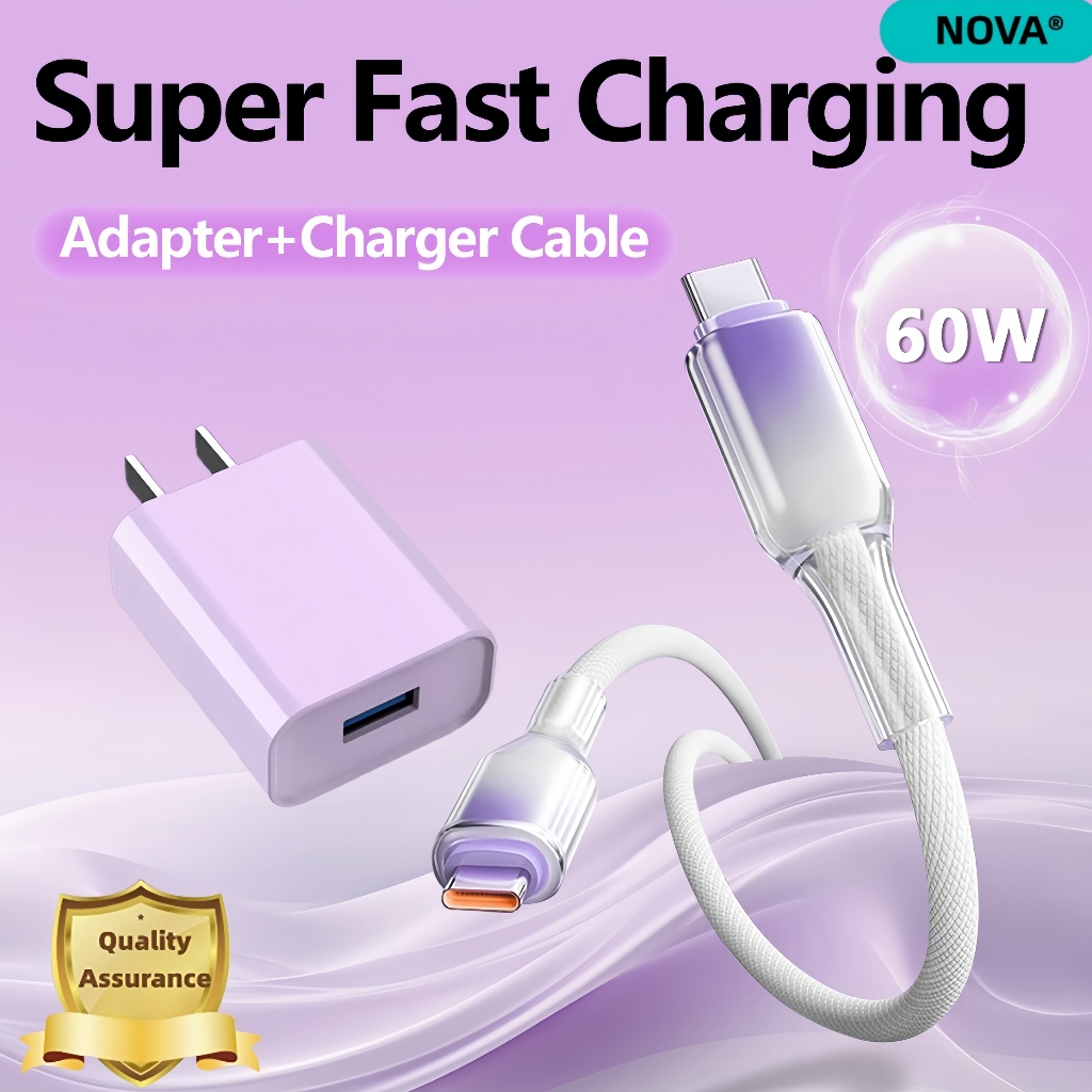 Original 60W Fast Charger for Android ios Type-C Adapter Fast Charging ...