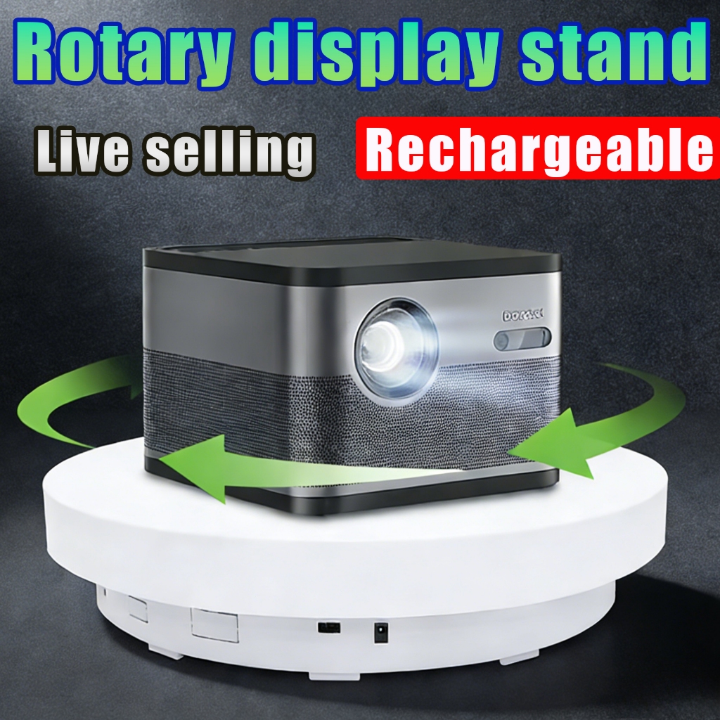 Rotating Display Stand Rechargeable Live selling 360 Degree Rotation ...