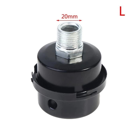 Air Compressor Muffler & Intake Air Filter – 20mm, Metal + Paper, Noise Reduction For Piston Compressors