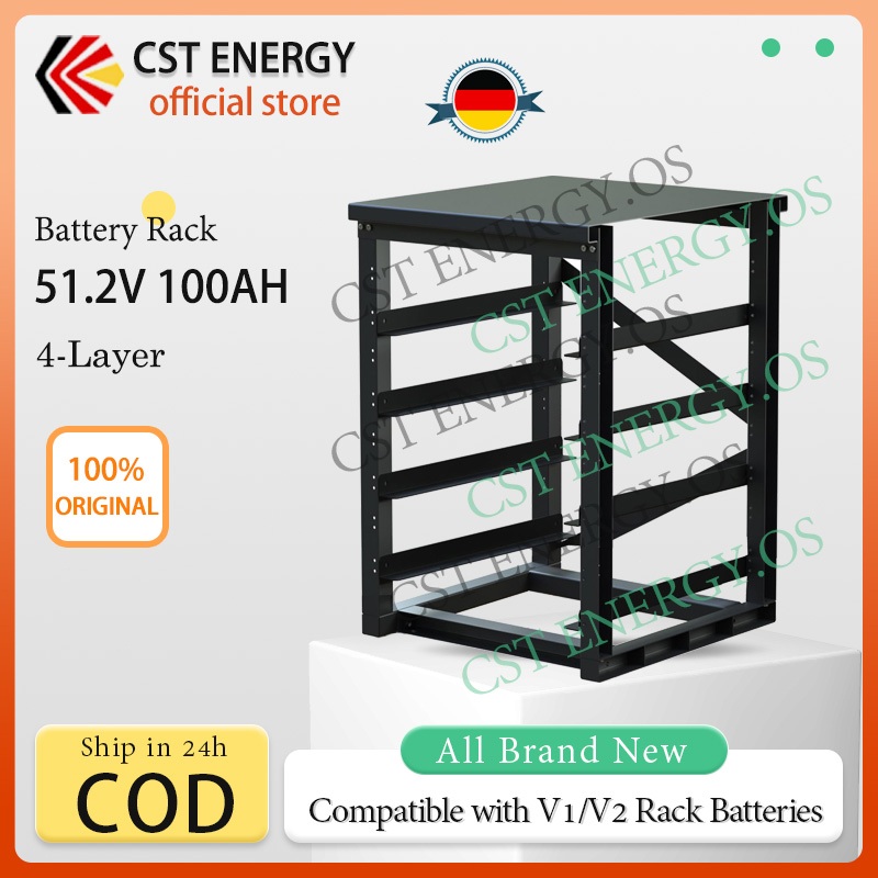 3U 4-Layer Server Rack, Compatible with V1/V2 Rack Batteries For 48V ...