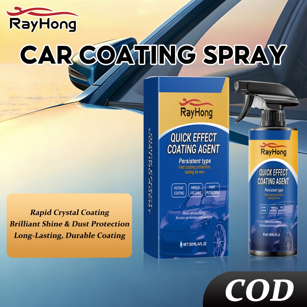 RayHong 120ML Quick Effect Coating Agent Instant Coating Mirror Shine ...