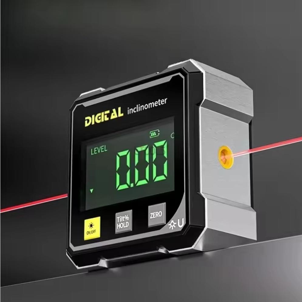 Display Angle Gauge Inclinometer Magnetic Four Sided Digital Display ...
