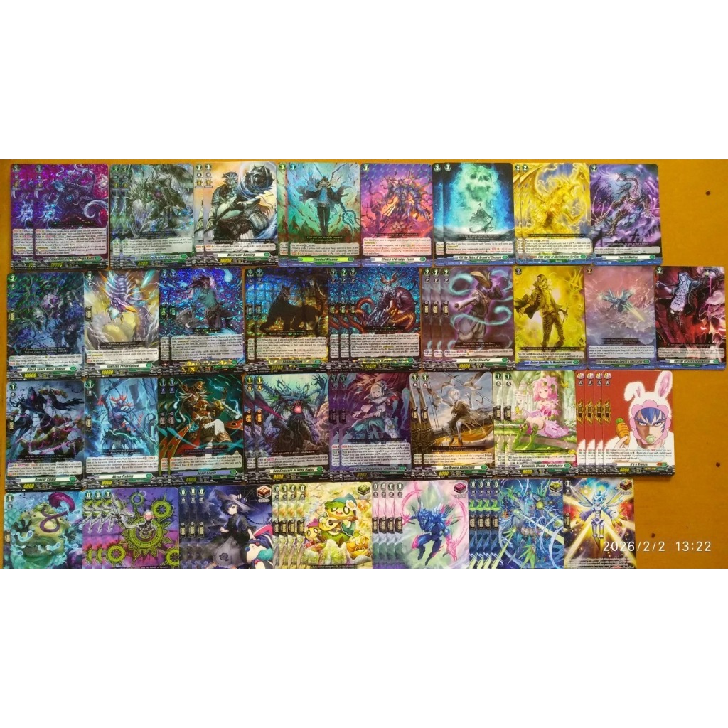 CFV Fated One Taboo Zorga Nadir Deck Stoicheia Cardfight Vanguard ...