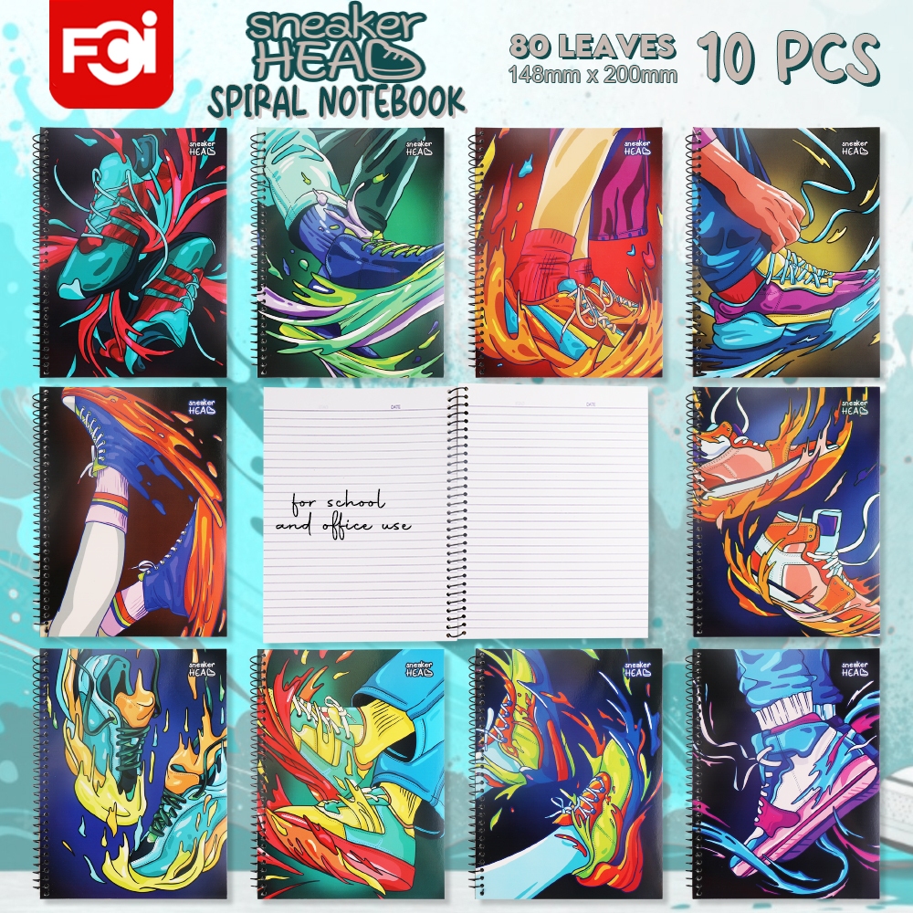 FCI Calligraphy New Design Spiral Notebook With 80's 10 pcs Spiral For ...