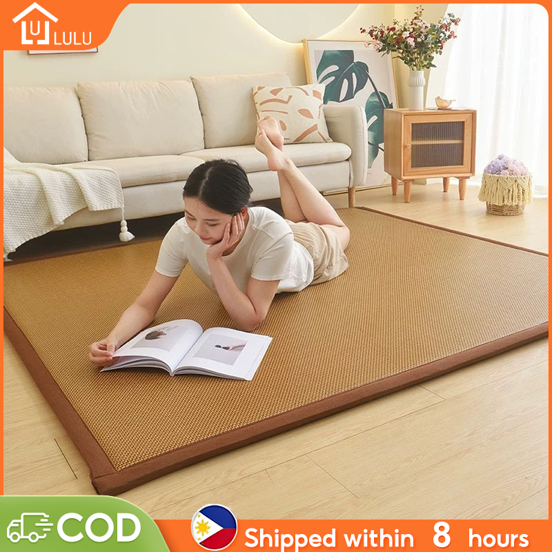 LULU Bamboo Mat Cooler Rattan Mat 60-220CM Bamboo Mat Folding Summer ...