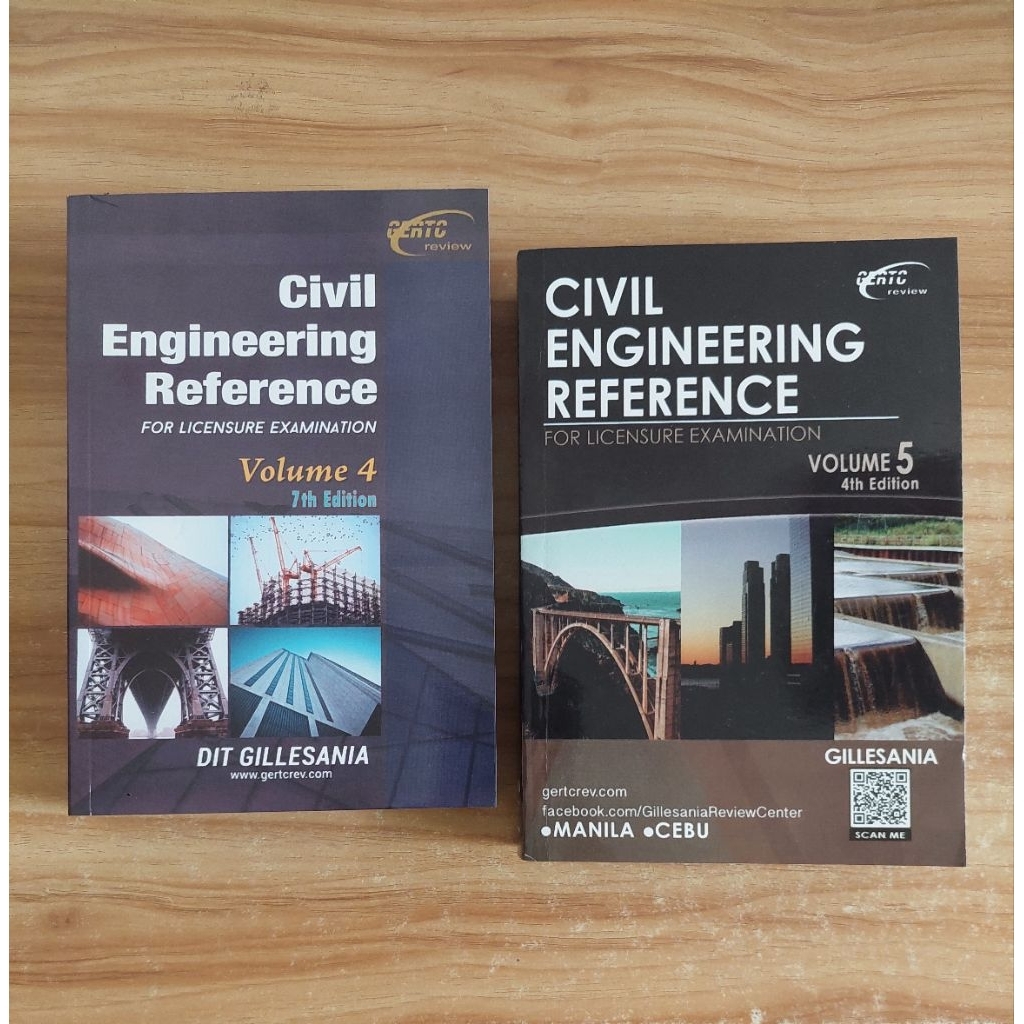 CIVIL ENGINEERING REFERENCE VOLUME 4 7TH & VOLUME 5 4TH EDITION BY ...
