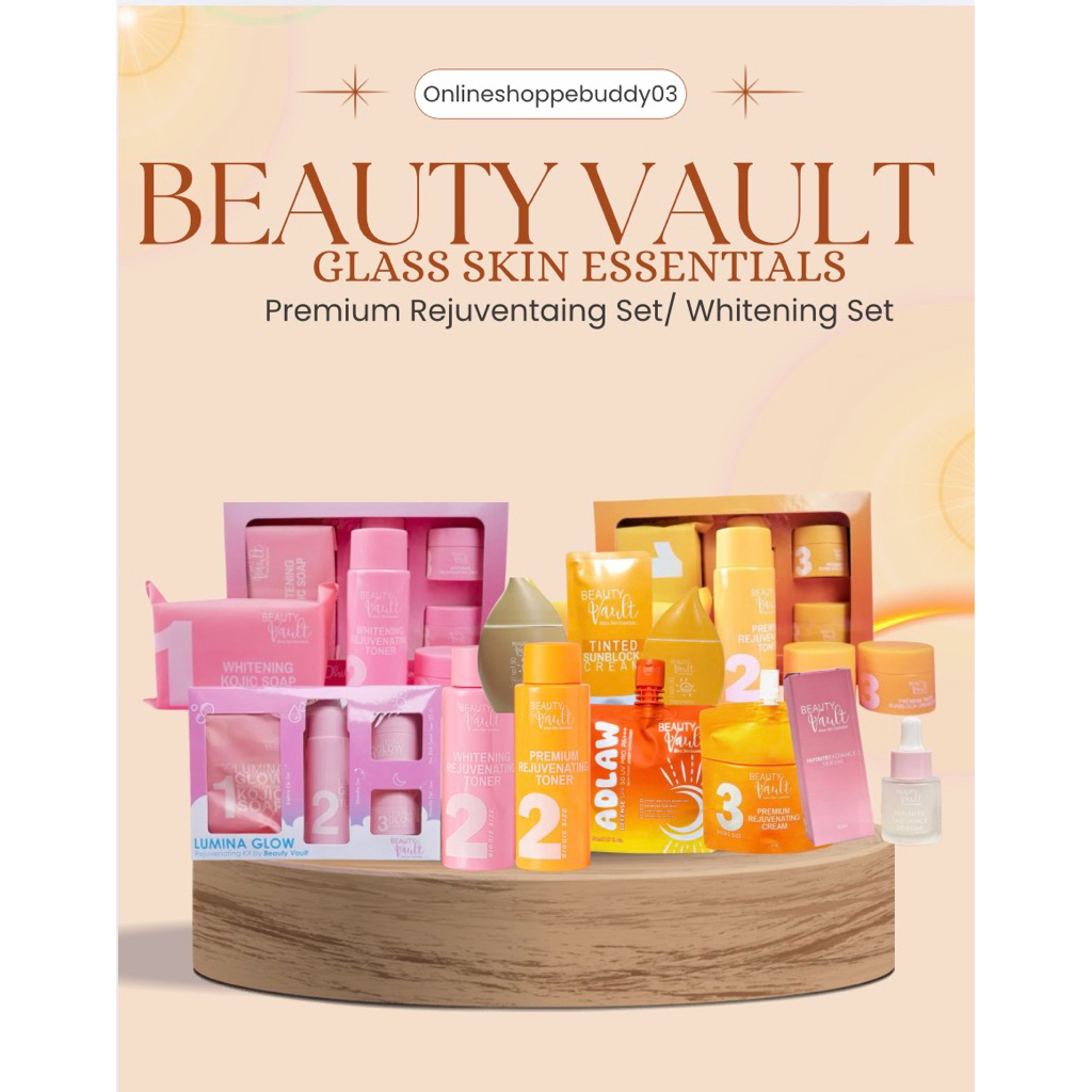 ORIGINAL/COD Beauty Vault Glass Skin Essentials Rejuvenating Set ...