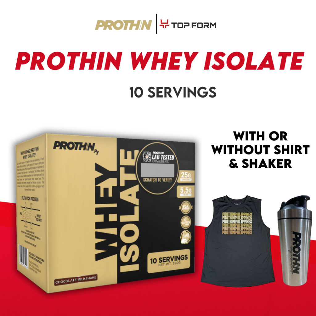 Prothin Whey Isolate - 10 servings | Shopee Philippines