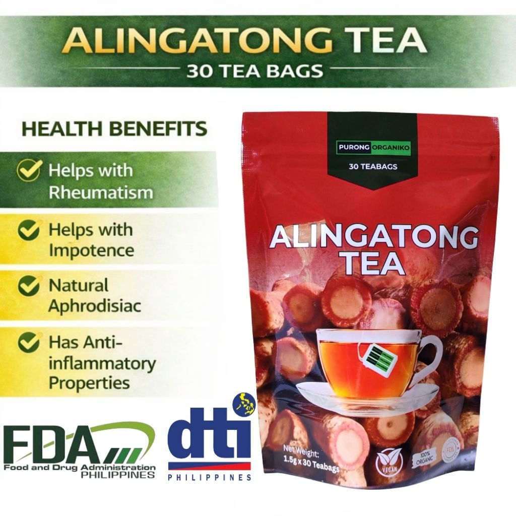 Alingatong (Nettle) Herbal Tea 30 Teabags | Menstrual Support & Cramp ...