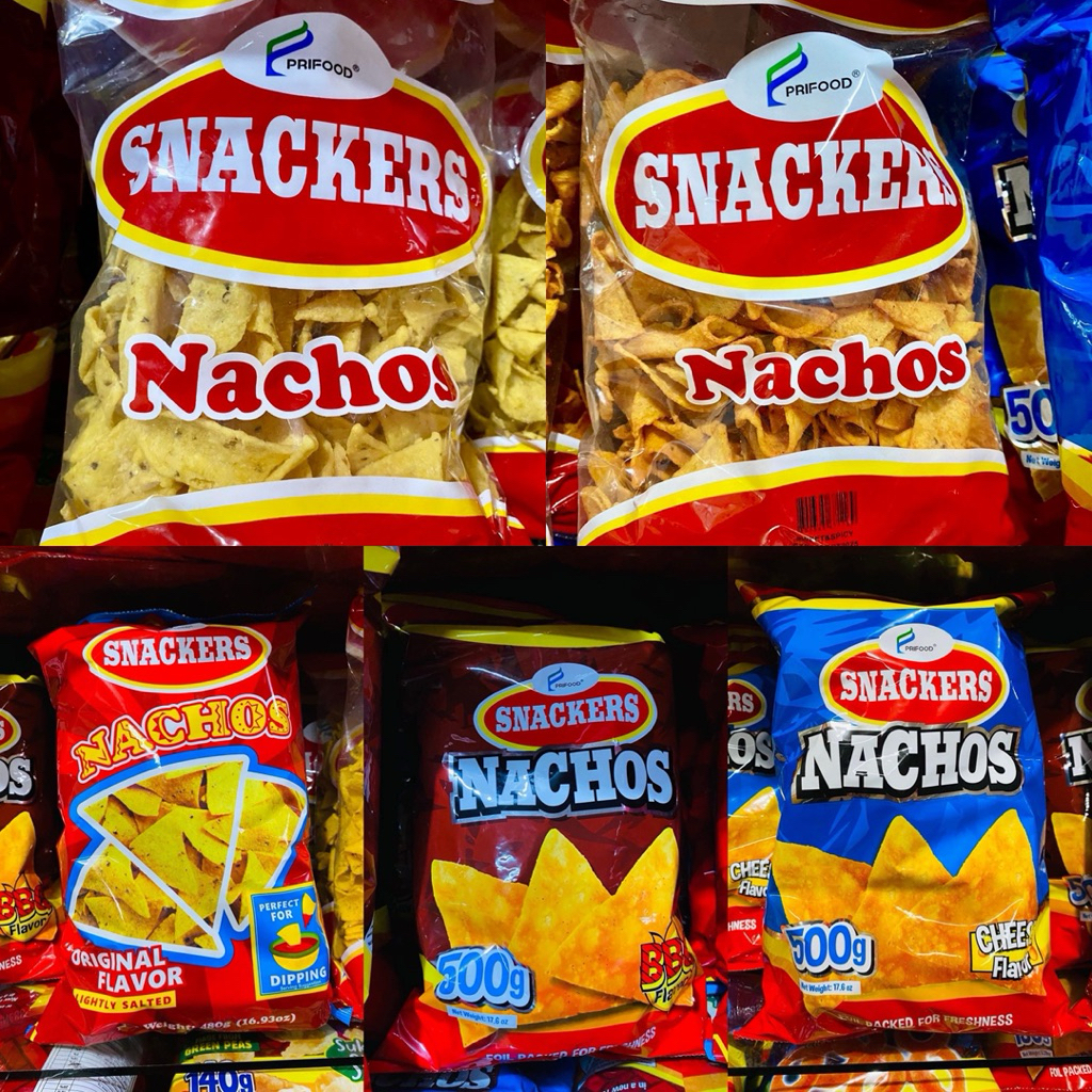 PRIFOOD SNACKERS NACHOS 500GRAMS (1 pc) | Shopee Philippines