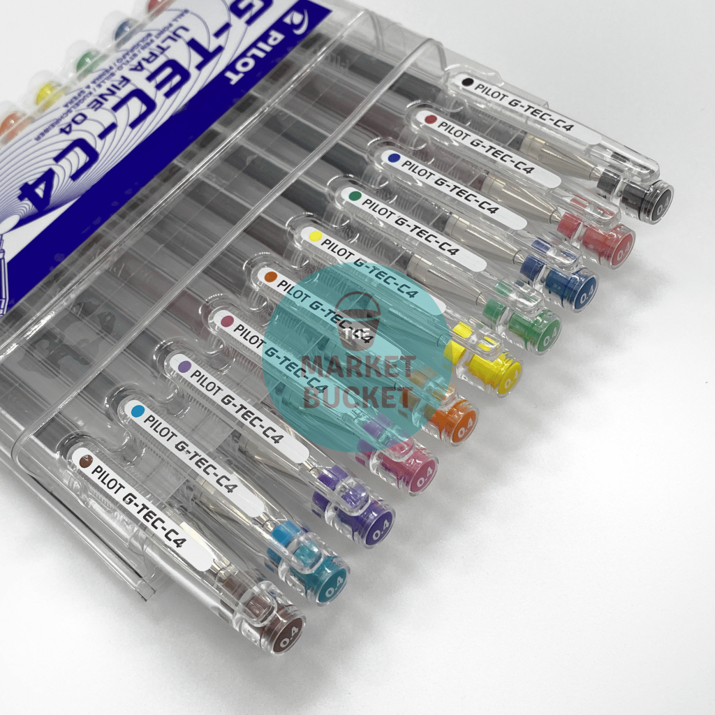 Pilot G-Tec C4 Pen Set (10 Colors) | Shopee Philippines