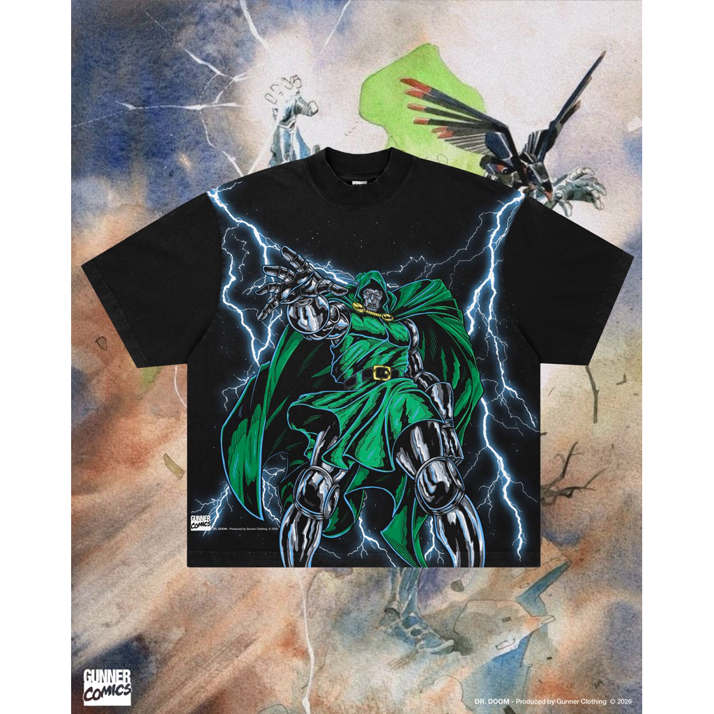 Gunner® Comics | Dr. Doom | Boxy Fit T-Shirt | Shopee Philippines
