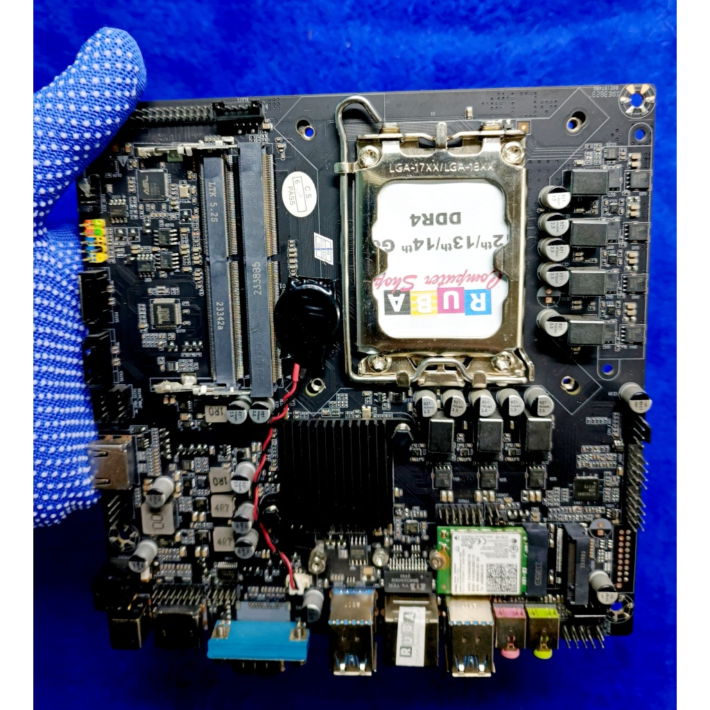 Hailan JW-H610I-D4 Thin ITX Motherboard LGA1700 (12th/13th/14th Gen ...