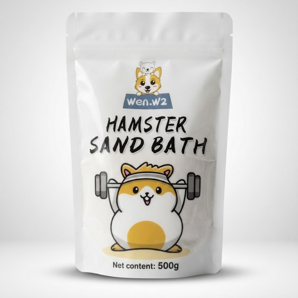 Hamster Bathing Sand 500g – Fine Dust-Free Grooming Sand Small Pets ...