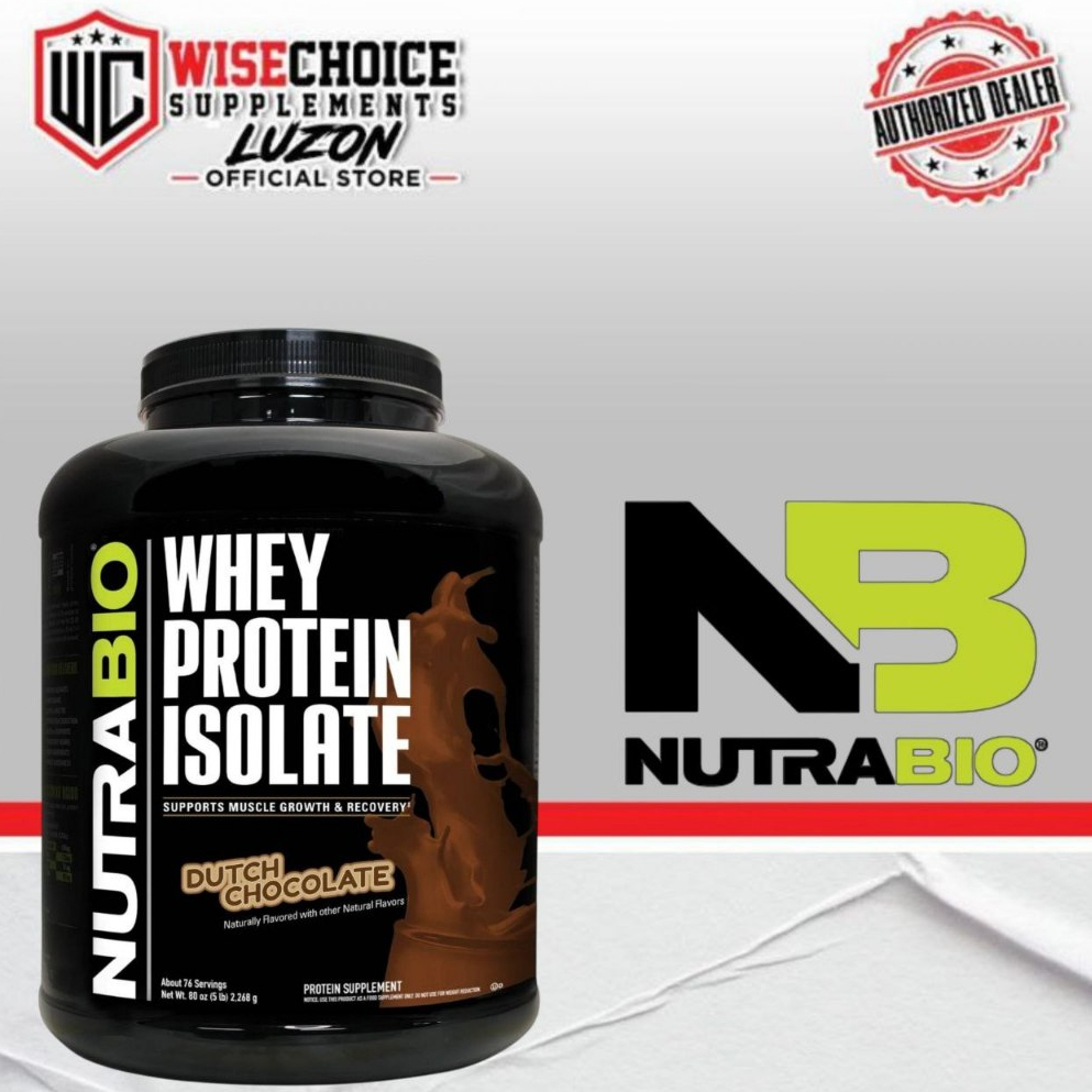 NUTRABIO WHEY PROTEIN POWDER ISOLATE 5LBS- PACKAGING MAY VARY | Shopee ...