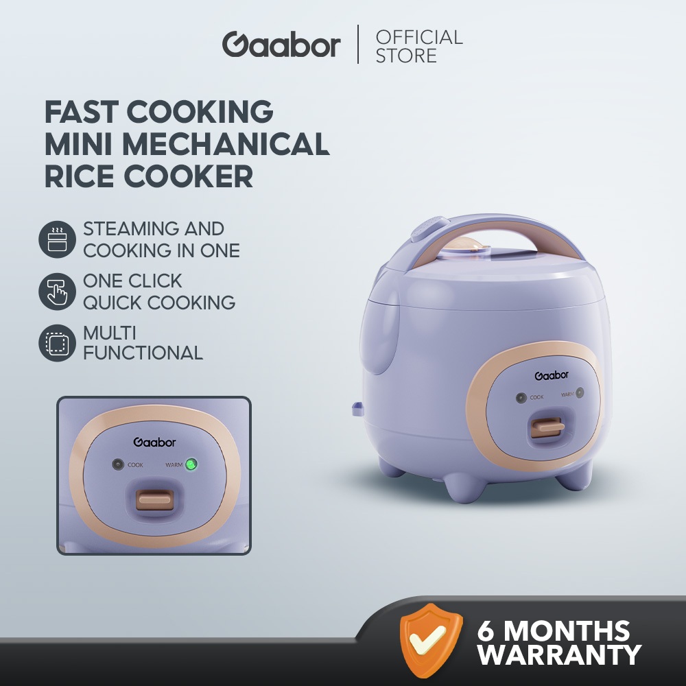 Gaabor Rice Cooker Temperature Control Wide Range Cooking Menu Rated 1 ...