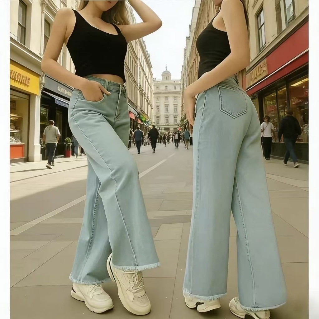Baggy Jeans for Woman mom jeans high waist Pants wide leg pants high ...