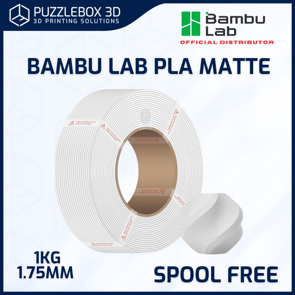 Bambu lab Filaments Bambu Lab PLA Matte SPOOL FREE | Shopee Philippines