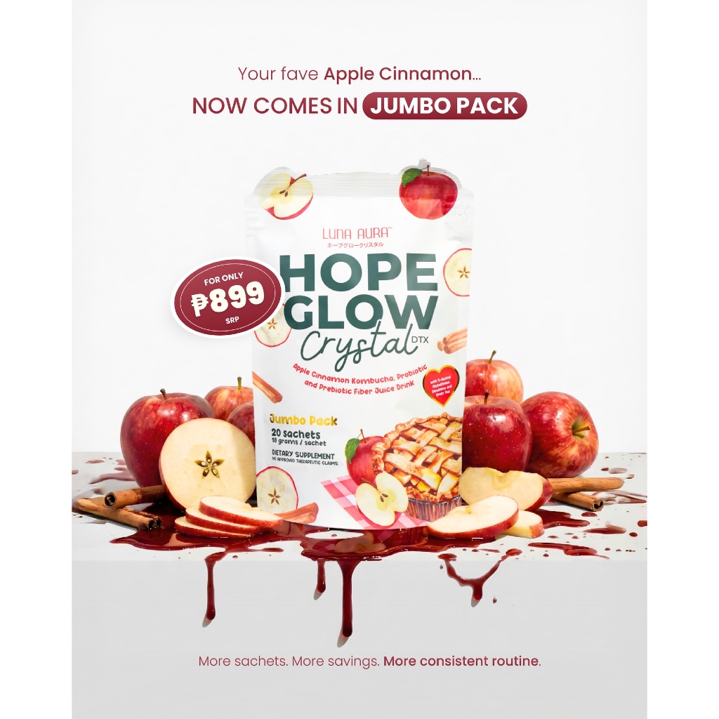 Hope glow Apple Cinamon Jumbo Pack | Shopee Philippines