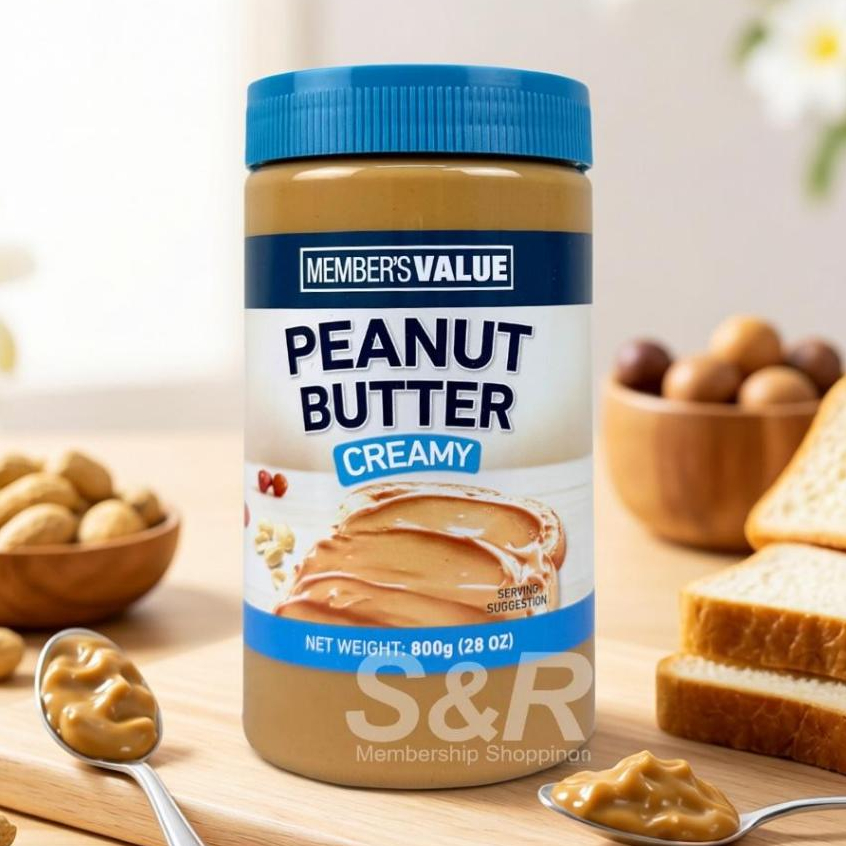 Member's Value Creamy Peanut Butter 800g | Shopee Philippines