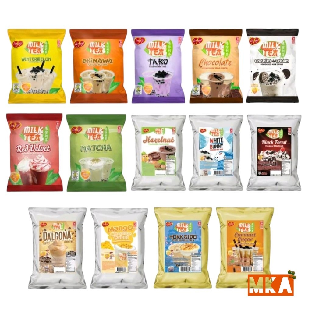 InJoy Milk Tea Powder 500g | Shopee Philippines