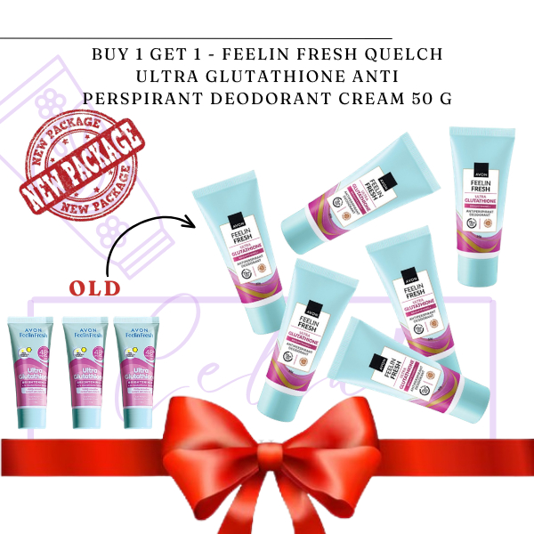 glutathione fresh deodorant AVON Feelin' Fresh Anti-Perspirant Roll-On Deodorant for Men & Women –  Crystal Tawas, Ultra Glutathione, main image 0