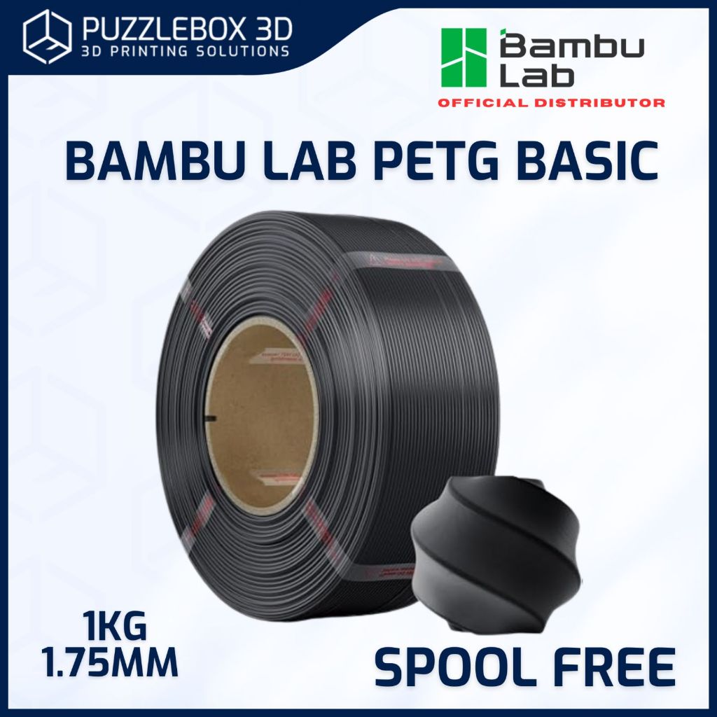Bambu Lab Filaments: Bambu Lab PETG Basic 1.75mm 1kg SPLFREE | Shopee ...