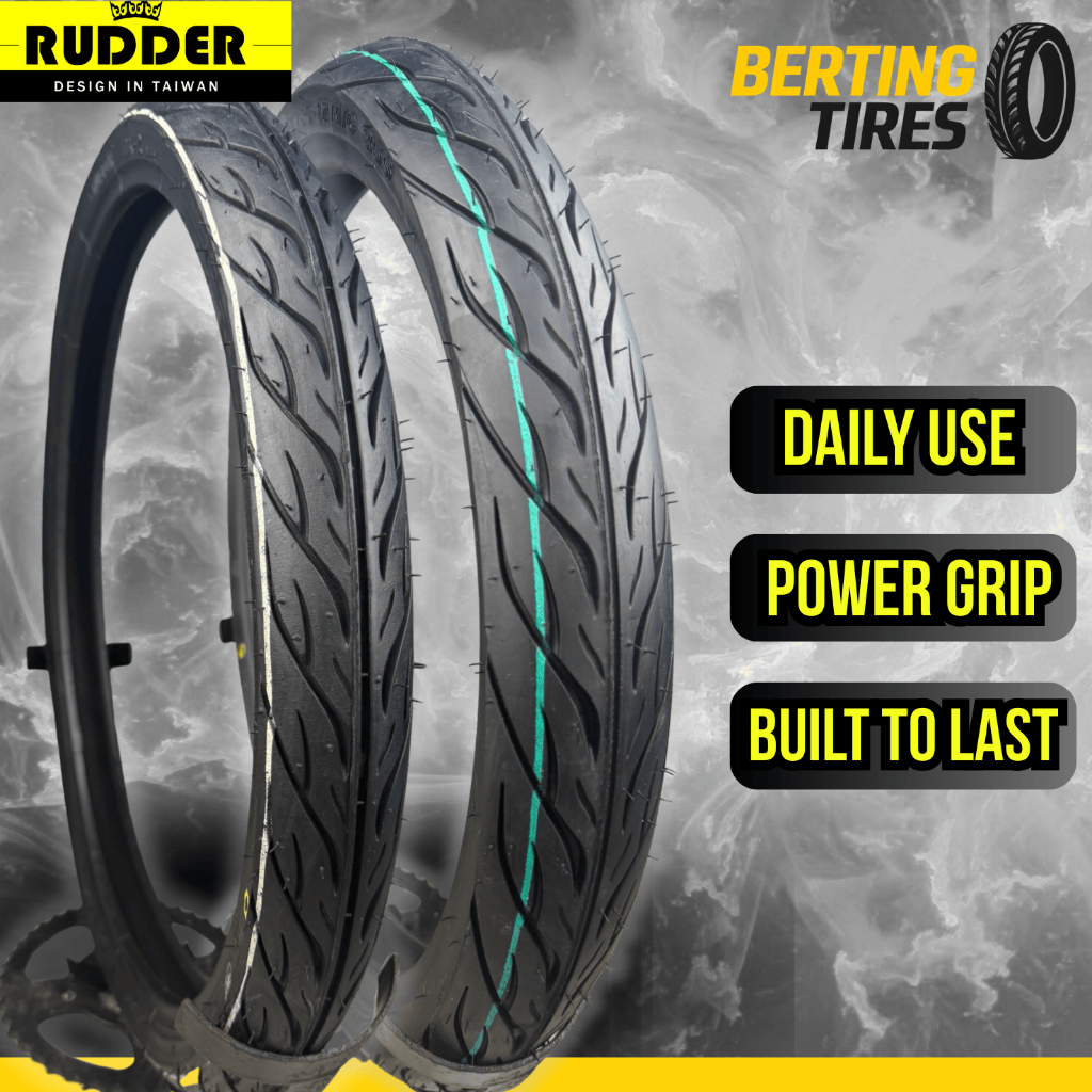 Rudder Tube Type Motorcycle Tire 14 & 17 Inch Rim | Durable Grip Astig ...