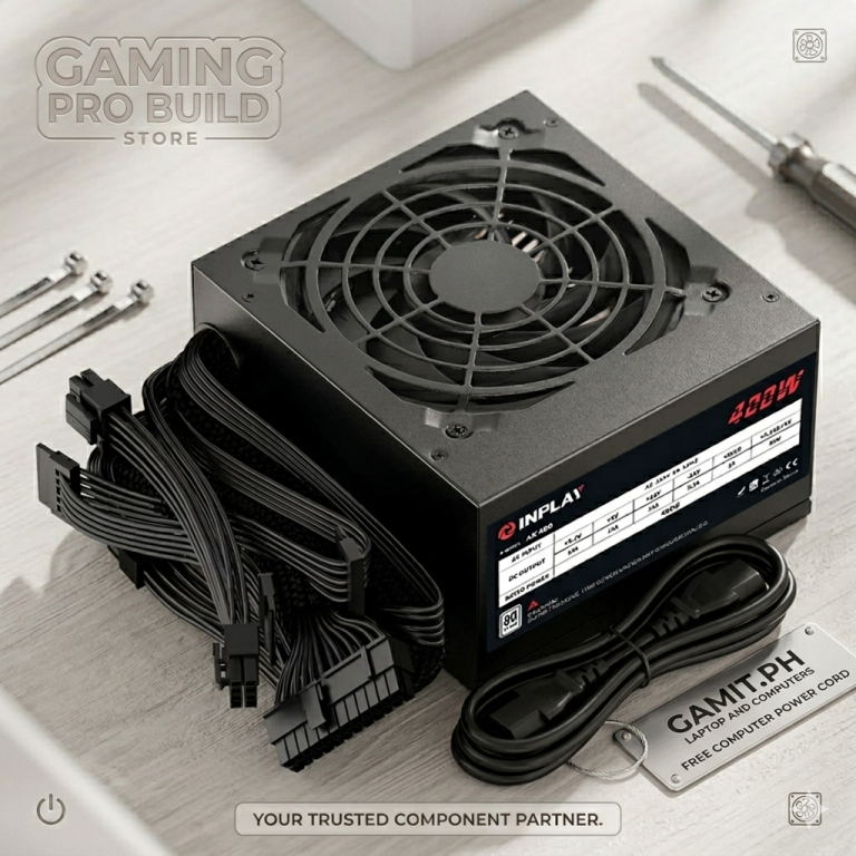 Inplay 400W 80+ Power Supply PSU – True Rated | Silent Fan | Stable ...