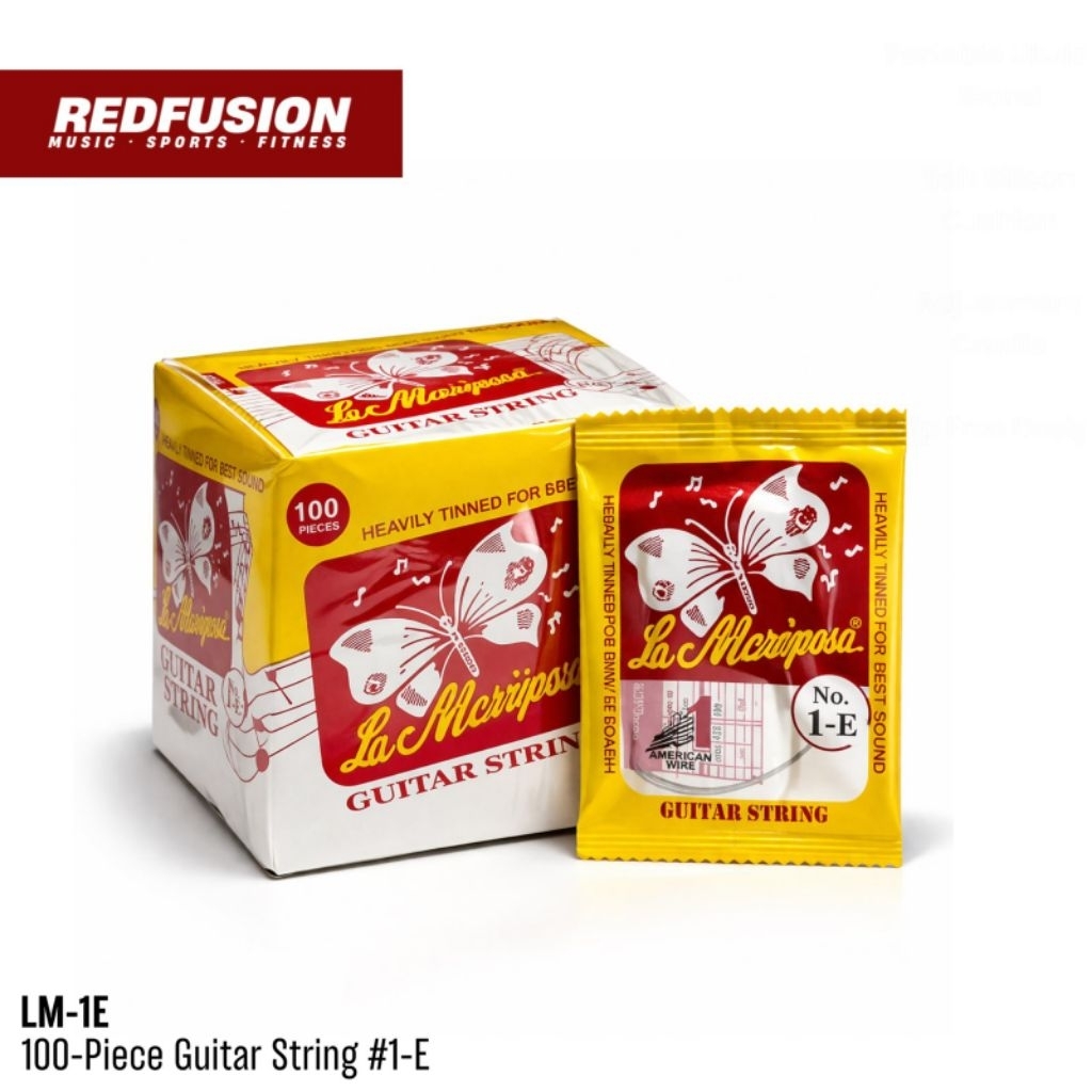 La Mariposa LM-1E 100pcs Guitar Strings #1-E | Shopee Philippines