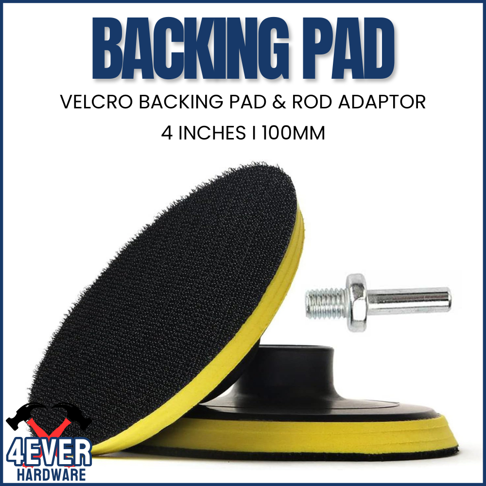 Back Pad 4inch/100mm Polishing Pad Buffing Wheel Backing Pad Drill ...