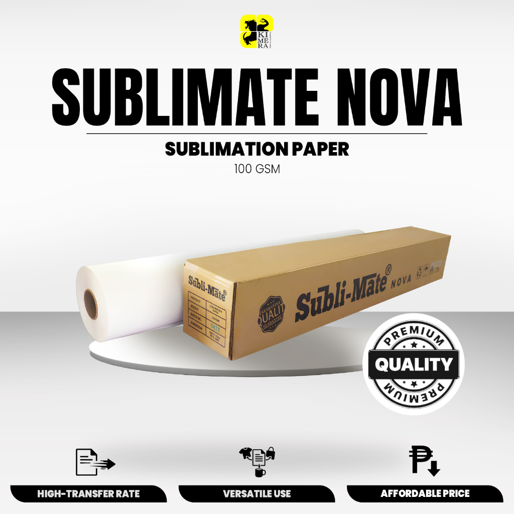KIMERA Subli-Mate NOVA Sublimation Paper 36, 44, 50, 61, and 64 inches ...