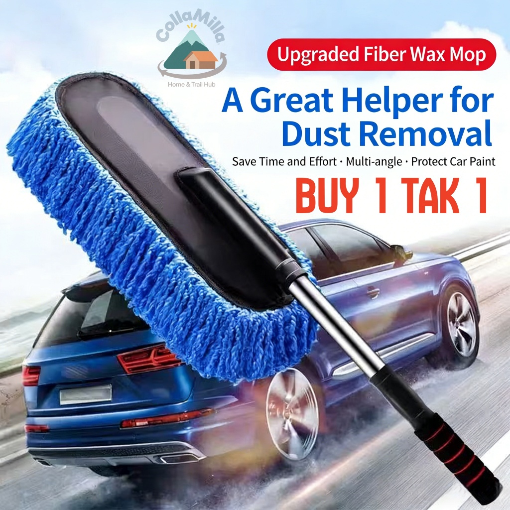 Buy1Take1 Car Duster Brush Mop Wax Wipe Sweep Dust Removal Tool Car ...